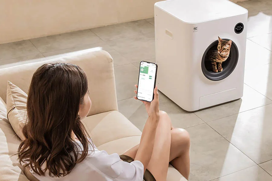 automatic self cleaning litter boxes